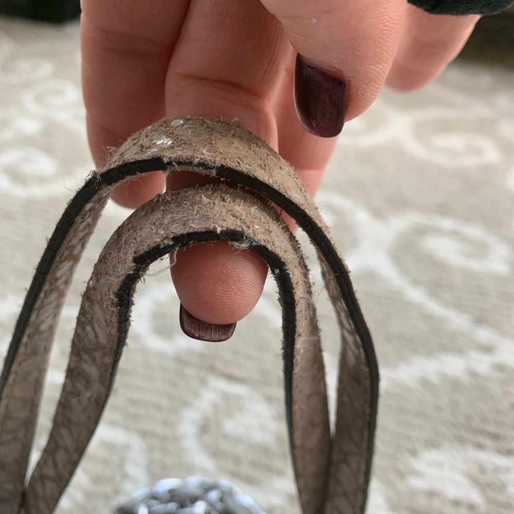 Michael Kors Snakeskin Python Satchel Purse - image 4